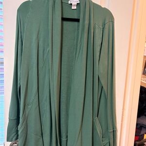 Athleta Forest Green Open-Front Women's Cardigan